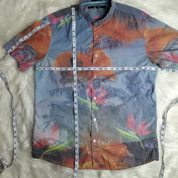3/25$ Carbon button classic shirt Tropical Beach - Picture 6 of 8